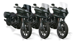 National Cycle 22+ Harley-Davidson LowRider ST V-Stream Quantum Plus Tall Windshield- Clear
