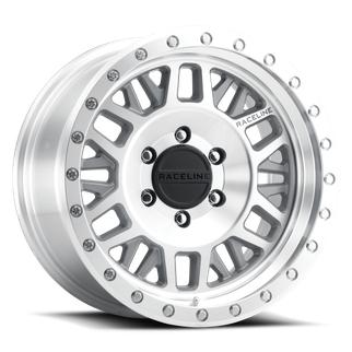 Raceline RT951M Ryno Machined 20x8.5in / 8x170 BP/-6mm Offset/130.81mm Bore - Machined Beadlock