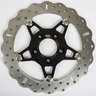 V-twin Street Rotor Fsd006cblk Floating 5 Spoke Front