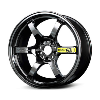 Gram Lights 57DR Limited Edition 18X8.5 +37 5x114.3 Rays Black Metal Coat (RB)