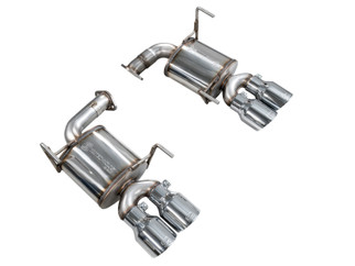 AWE Tuning 22-25 Subaru VB WRX Touring Edition Axle-Back Exhaust - Chrome Silver Tips