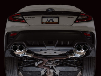 AWE Tuning 22-25 Subaru VB WRX Touring Edition Axle-Back Exhaust - Chrome Silver Tips