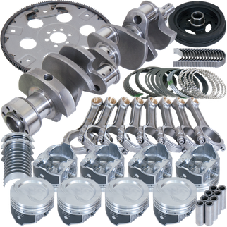 Eagle Chevy 350 1Pc 3.750in Crank 5.700in I-Beam Rod 4.040in Pistons 168 Tooth FP Balanced Assembly