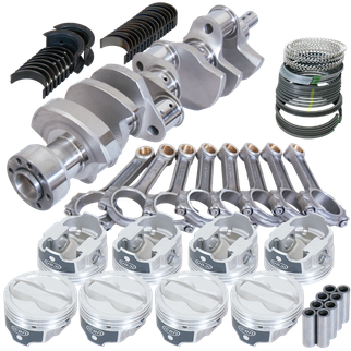 Eagle Chevy LT1 350 1Pc 3.750in Crank 6.000in I-Beam Rods -18cc 4.040in Pistons Rotating Assembly