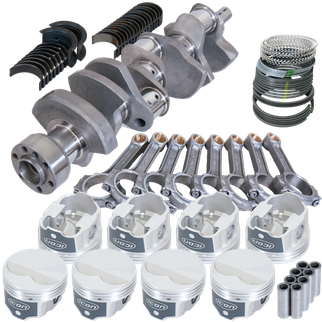Eagle Chevy LT1 350 1Pc 3.480in Crank 5.700in I-Beam Rods -3.7cc 4.000in Pistons Rotating Assembly