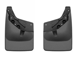 WeatherTech 24-25 Toyota Tacoma w/o Fender Flares Rear No Drill MudFlaps - Black
