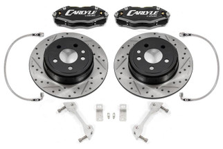 BMR 08-23 Dodge Challenger Brake Kit For 15in Conversion Black Calipers Non-Demon/Redeye