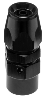 Vibrant -3AN Straight High Flow Hose End Fitting for PTFE Lined Flex Hose - Aluminum