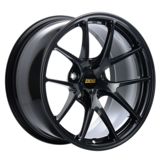 BBS RI-A 18x10.5 5x120 ET22 PFS Metallic Black Subtle Blue Flake Wheel -82mm PFS/Clip Req