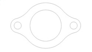 Cometic Chevrolet Mark-IV GM Gen-V/VI Big Block V8 .094in Fiber Water Outlet Gasket