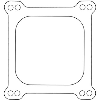 Cometic Holley 4 Barrel 4150 Style .047in Fiber Carburetor Gasket - 4.500in x4.500in - Open Plenum