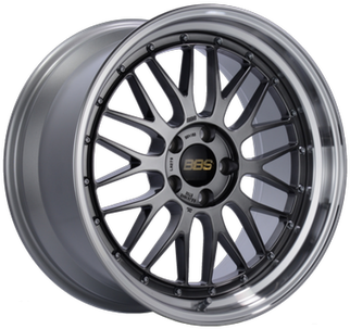 BBS LM 20x10 5x114.3 ET38 PFS Diamond Black Center Diamond-Cut Rim Wheel - PFS/Clip Req