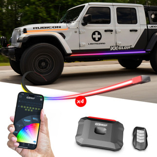 XK Glow Addressable Accent Light Strip Kit For Jeep - Case of 20