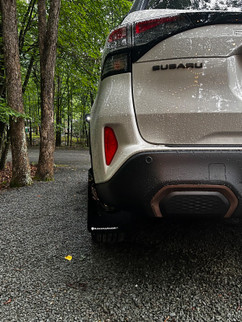 Rally Armor 25-26 Subaru Forester & Hybrid Black UR Mud Flap w/Red Logo