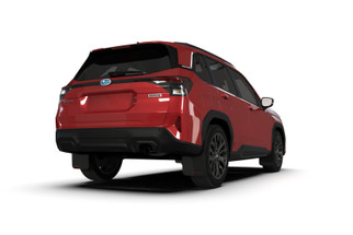 Rally Armor 25-26 Subaru Forester & Hybrid Black UR Mud Flap w/Grey Logo