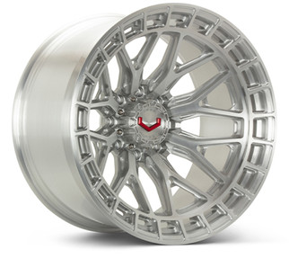 Vossen LCX-02 24x12 - 8x165.1 - ET44 - Ultra Deep - 125.1 - Brushed Gloss Clear Wheel