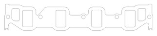 Cometic Ford FE V8 .060in Fiber Intake Mani Gasket Set-1.408in x 2.345in Rectangle Port