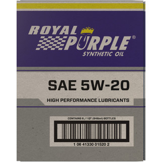 Royal Purple Premium Synthetic High Performance Multi-Grade 5W20 Motor Oil - 1 Quart
