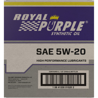 Royal Purple Premium Synthetic High Performance Multi-Grade 5W20 Motor Oil - 1 Quart