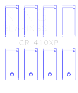King Engine Bearings Ford Lotus 1.5L/1.6L Ohv (Size STDX) Connecting Rod Bearing Set