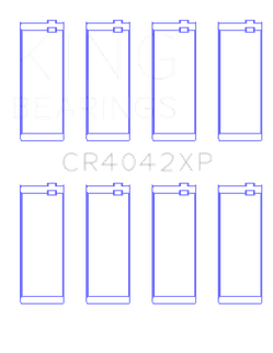 King Engine Bearings BMW M40/M42/M43/M44 1.6L/1.8L/1.9L (Size +0.25mm) Connecting Rod Bearing Set