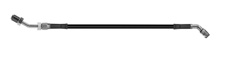 Goodridge 76in Universal Clutch Line w/SS Fittings & Black Hose - 45Deg Banjo w/AN3 Fitting