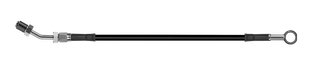Goodridge 72in Universal Clutch Line w/SS Fittings & Black Hose - Straight Banjo w/AN3 Fitting