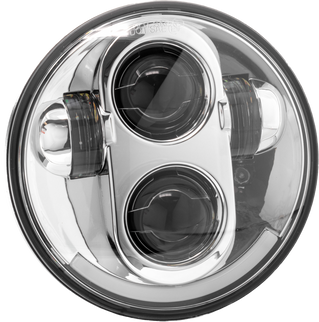 5.75" Led Headlight Chrome