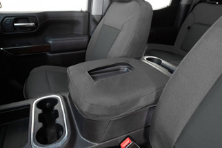 Covercraft 15-24 Ford Transit Endura PrecisionFit Custom Front Row Seat Covers - Silver/Charcoal