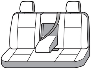 Covercraft 16-24 Chevrolet Malibu Endura PrecisionFit Custom Second Row Seat Covers - Tan/Tan