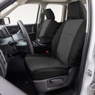 Covercraft 23-24 Ford Super Duty Endura PrecisionFit Custom Front Row Seat Covers - Charcoal/Black