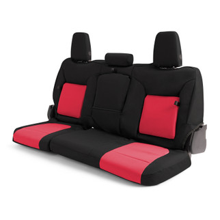 Covercraft 19-24 Chevrolet Silverado Endura PrecisionFit Custom Second Row Seat Covers - Red/Black