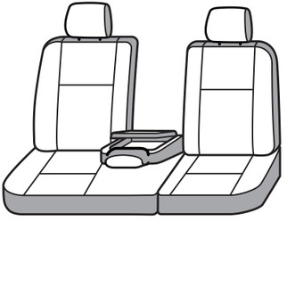 Covercraft 19-24 Dodge Ram 1500 Endura PrecisionFit Custom Second Row Seat Covers - Black/Black