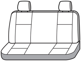 Covercraft 18-23 Jeep Wrangler Carhartt Super Dux SeatSaver Custom Second Row Seat Covers - Black