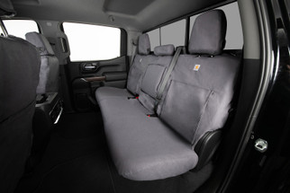 Covercraft 07-10 Jeep Wrangler Carhartt SeatSaver Custom Second Row Seat Covers - Gravel