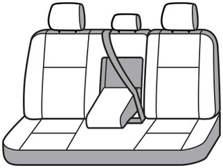 Covercraft 19-24 Toyota RAV4 Carhartt SeatSaver Custom Second Row Seat Covers - Gravel