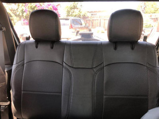 PRP Jeep Wrangler JL Rear Bench Covers - 2 door - Black/Teal