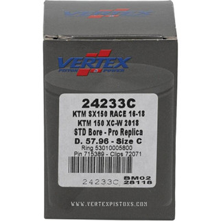 Vertex Piston 16-22 KTM 150 SX 150cc Cast Race Piston Kit