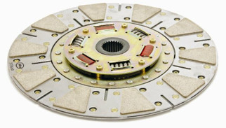 McLeod 500 Series 11 x 1 X 23 Metric Spline Organic/Ceramic Facing Dual Performance Clutch Disc