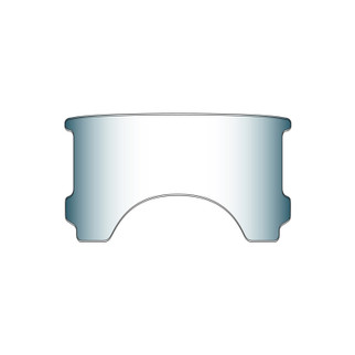 National Cycle 77-93 Harley-Davidson FLHS Heritage Replacement Window-Clear