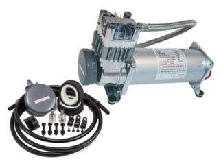 Kleinn Spare Tire Kit w/ Black Triple Horns/ 150 PSI Waterproof Air Compressor / 3.0 gal Air Tank