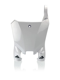 Acerbis 21+ Honda CRF250R/250RX/ CRF450R/RX/ CRF450R-S Front Number Plate- Raptor 2 - White