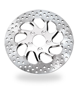 Performance Machine Disc/Carr 11.5 Torque Front Left - Chrome