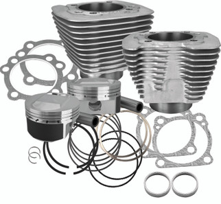 S&S Cycle 86-21 Sportster Models High Compression 1250cc Conversion Kit - Silver