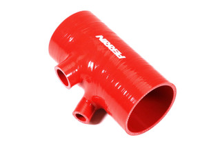 PERRIN 22-26 Subaru WRX / 20-25 LGT & OBXT Turbo Inlet Hose w/Turbo Adapter Flange (Short) - Red