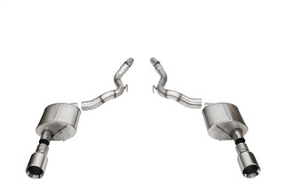 Corsa 2024-2025 Ford Mustang GT Sport Axle-Back Dual Rear Exit with 4.5in Straight Cut Tips