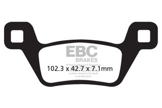 EBC 10-11 KYMCO ATV MXU 500 4 x 4 IRS Carb Models Rear Left/Right R Series Sintered Brake Pads