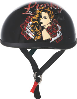 Skid Lids Lucky Lady Original Helmet - XS