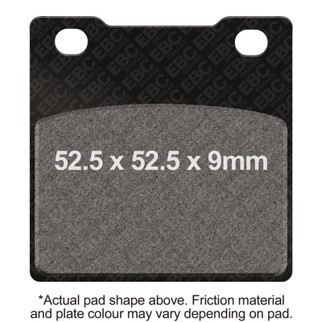 EBC 83-86 Suzuki GS 550 Front Left/Right FA-SFA-X Brake Pads