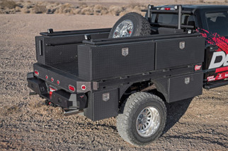 Dee Zee Universal Tool Box - Specialty 96In Topsider Black BT Alum (Txt Blk)